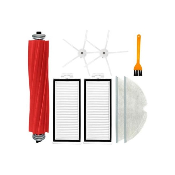 Комплект фильтров и щёток Filterix для робота-пылесоса Roborock Q7 Max/Q7 Max Plus, 8 шт., белый